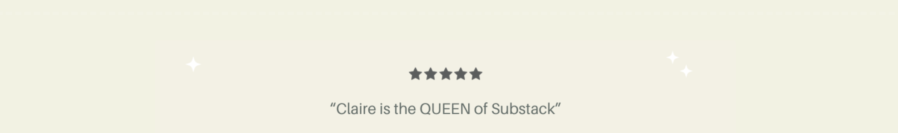 Claire Venus - The Queen of Substack - grow on Substack! 